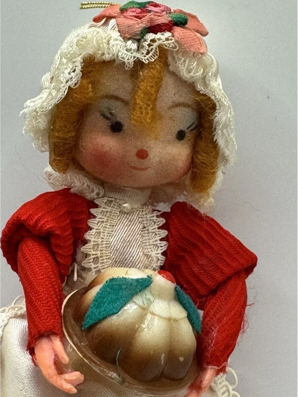 Vintage Kurt Adler Ornament - A Christmas Carol Woman Holding Pudding